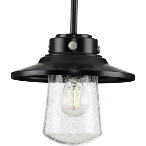 Progress Tremont P550093 031 1 60 Watt MED PENDANT in Matte Black Finish Model: P550093-031