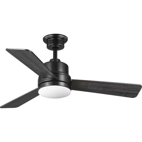 Progress Trevina II P2555 0930K 44IN 3 BLADE With LED LGT in Brushed Nickel Finish Model: P2555-0930K