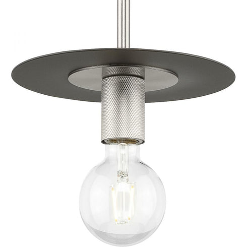 Progress Trimble P500392 009 1 Light MINI PENDANT in Brushed Nickel Finish Model: P500392-009
