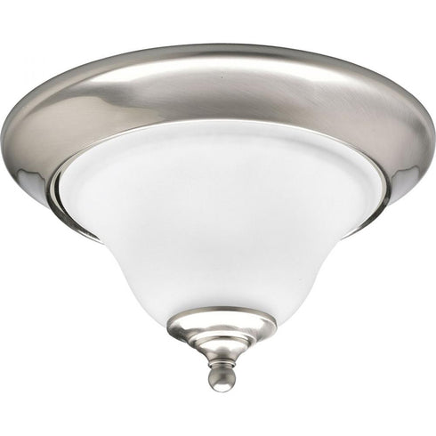 Progress Trinity P3475 09 CLSE TO CLG 1 100 Watt MED in Brushed Nickel Finish Model: P3475-09