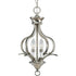 Progress Trinity P3806 09 2 60 Watt CAND HAL FOYER in Brushed Nickel Finish Model: P3806-09