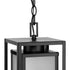 Progress Unison P550141 31M 1 Light HANG LANTERN in Matte Black Finish Model: P550141-31M