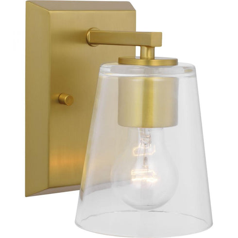 Progress Vertex P300457 009 1 Light BATH in Brushed Nickel Finish Model: P300457-009