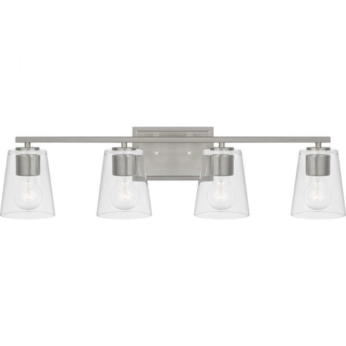 Progress Vertex P300460 009 4 Light BATH in Brushed Nickel Finish Model: P300460-009