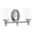 Progress Victorian P3028 09 2 100 Watt MED BATH BRKT in Brushed Nickel Finish Model: P3028-09