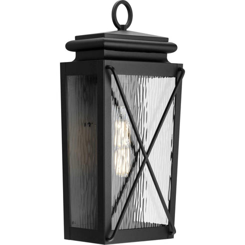 Progress Wakeford P560262 031 1 Light WALL LANTERN in Black Finish Model: P560262-031