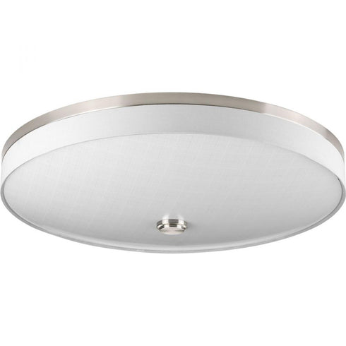 Progress Weaver LED P3612 0930K9 3 17 Watt LED 3000K FLUSH MOUNT in Brushed Nickel Finish Model: P3612-0930K9