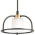 Progress West Village Collection 13 2 Inch One Light Semi Flush Convertible in Antique Bronze Finish Model: P350032-020