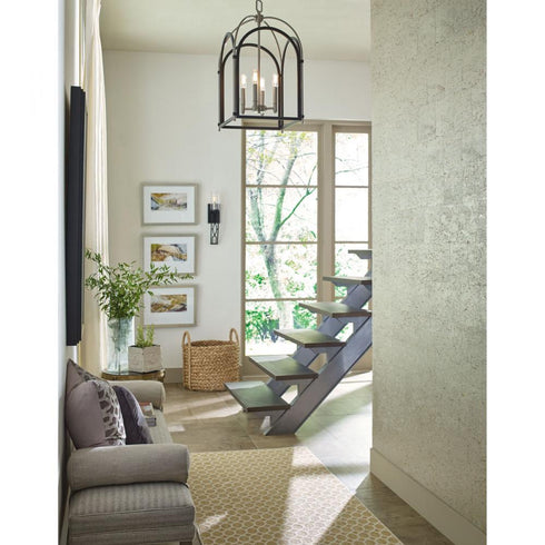 Progress Westfall Collection Four light Medium Foyer Pendant in Graphite Finish Model: P500039-143