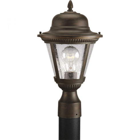 Progress Westport P5445 20 1 100 Watt MED POST LANTERN in Antique Bronze Finish Model: P5445-20