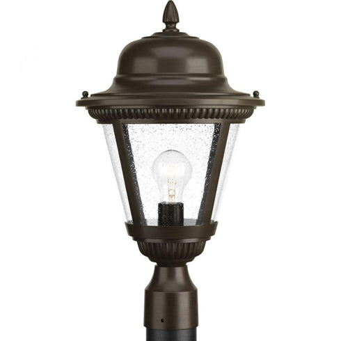 Progress Westport P5458 20 1 100 Watt MED POST LANTERN in Antique Bronze Finish Model: P5458-20