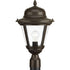 Progress Westport P5458 20 1 100 Watt MED POST LANTERN in Antique Bronze Finish Model: P5458-20