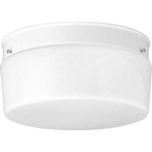 Progress White Glass P3520 30 2 75 Watt MED FITTER CTC in White Finish Model: P3520-30