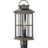 Progress Williamston P540095 020 1 100 Watt MED POST LANTERN in Antique Bronze Finish Model: P540095-020