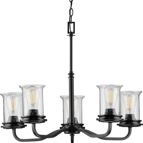 Progress Winslett P400206 009 5 60 Watt MED CHANDELIER in Brushed Nickel Finish Model: P400206-009