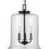Progress Winslett P500239 009 3 60 Watt CAND PENDANT in Brushed Nickel Finish Model: P500239-009