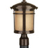 Progress Wish P6424 20 1 100 Watt MED POST LANTERN in Antique Bronze Finish Model: P6424-20