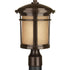 Progress Wish P6424 20 1 100 Watt MED POST LANTERN in Antique Bronze Finish Model: P6424-20