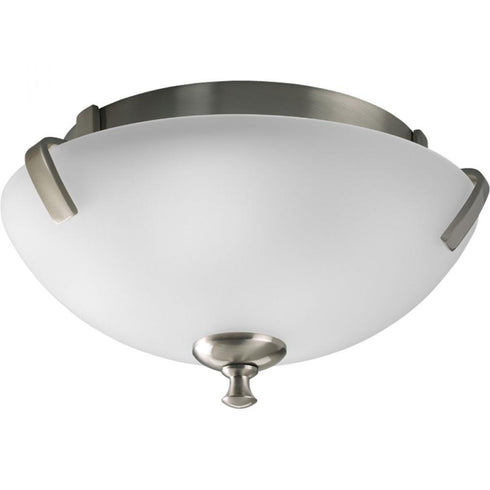 Progress Wisten P3290 09 2 Light FLSH MNT CLS TO CLG in Brushed Nickel Finish Model: P3290-09