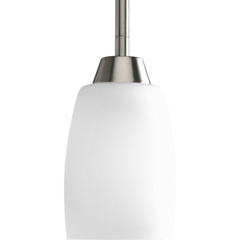 Progress Wisten P5108 09 1 100 Watt MED MINI PENDANT in Brushed Nickel Finish Model: P5108-09