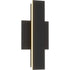 Progress Z-2040 LED Z 2040 Collection LED in Matte Black Contemporary Small Outdoor Wall Light Model: P560366-31M-CS