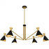 Quoizel Arden 6 Light in Matte Black Chandelier Model: ADN5052MBK