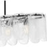 Quoizel Cassidy 5 Light in Matte Black Linear Chandelier Model: CAS543MBK