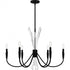 Quoizel Cecily 6 Light in Brushed Gold Chandelier Model: CCY5032BRG