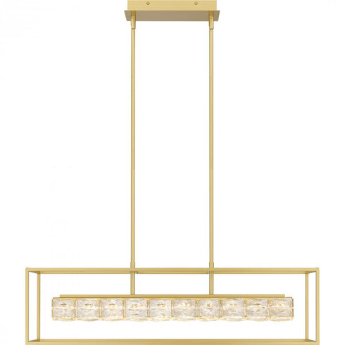 Quoizel Dazzle Island Chandelier in Soft Gold Finish Model: PCDZ136SGD