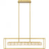 Quoizel Dazzle Island Chandelier in Soft Gold Finish Model: PCDZ136SGD