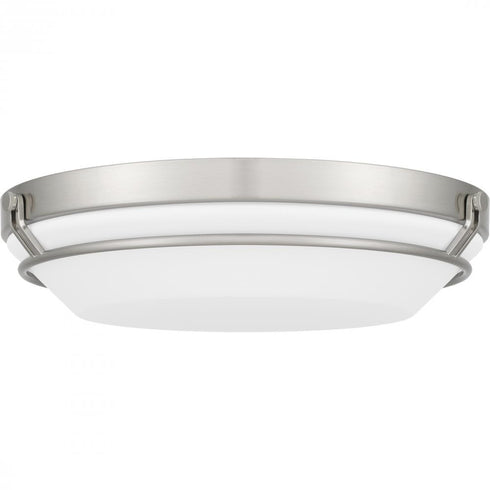 Quoizel Dunbar Flush Mount in Brushed Nickel Finish Model: DNB1616BN