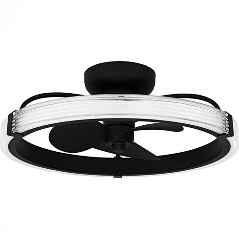 Quoizel Elrod in Matte Black Fan Light Model: QFA6805MBK