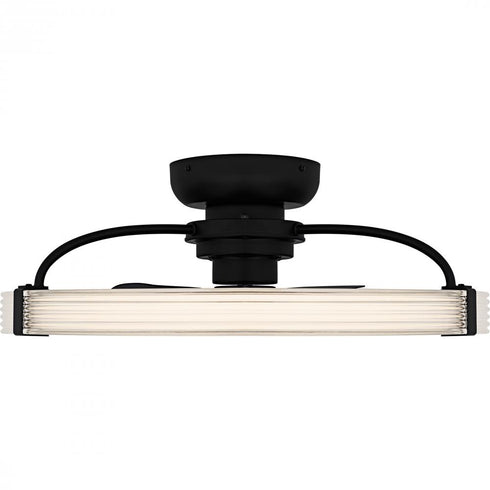 Quoizel Elrod in Matte Black Fan Light Model: QFA6805MBK