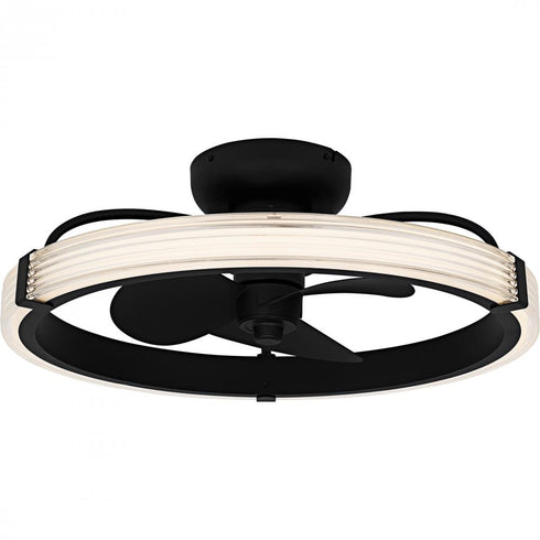 Quoizel Elrod in Matte Black Fan Light Model: QFA6805MBK