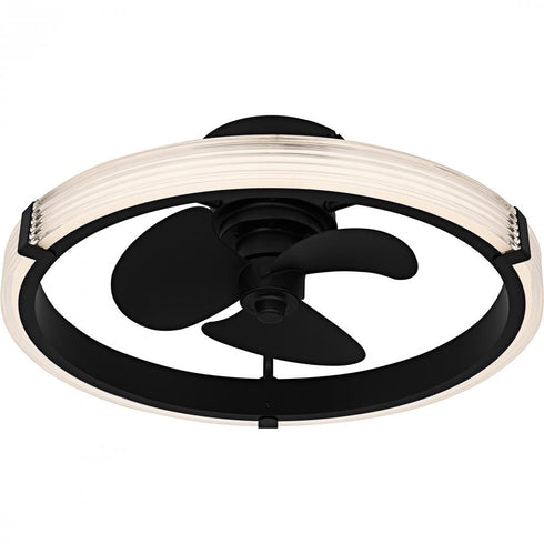 Quoizel Elrod in Matte Black Fan Light Model: QFA6805MBK
