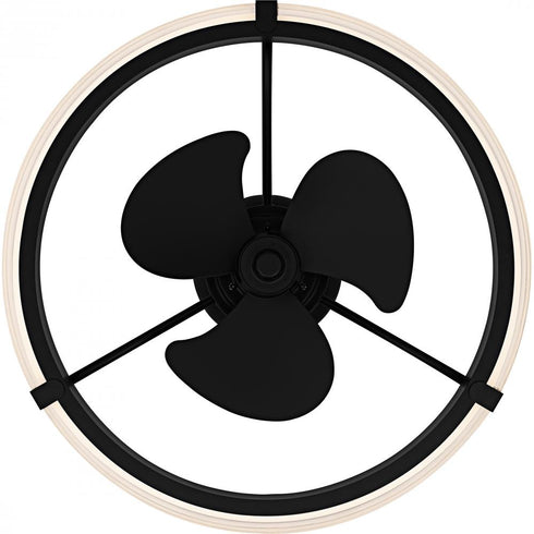 Quoizel Elrod in Matte Black Fan Light Model: QFA6805MBK