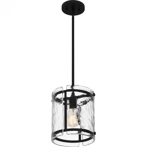 Quoizel Fortress Mini Pendant in Earth Black Finish Model: FTS1509EK
