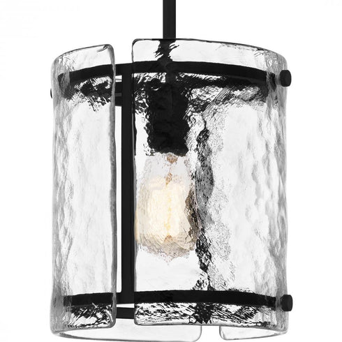 Quoizel Fortress Mini Pendant in Earth Black Finish Model: FTS1509EK