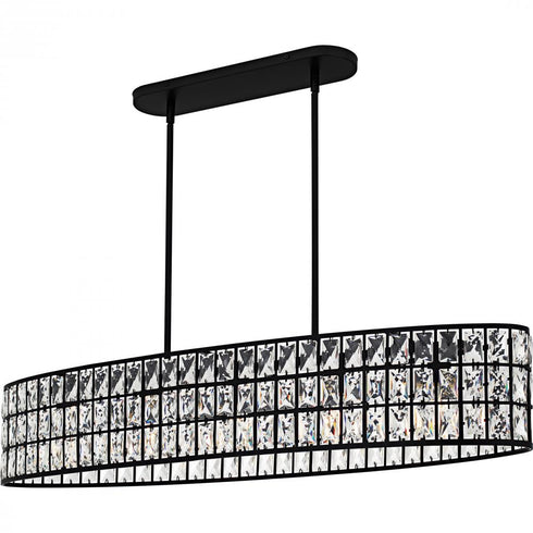 Quoizel Gibson 5 Light in Polished Chrome Linear Chandelier Model: GIB542C