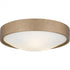Quoizel Grendelle 3 Light in Bronze Gold Flush Mount Model: QFL6790BGD