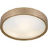 Quoizel Grendelle 3 Light in Bronze Gold Flush Mount Model: QFL6790BGD
