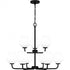 Quoizel Nielson Chandelier in Matte black Finish Model: NIE5028MBK