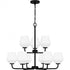 Quoizel Nielson Chandelier in Matte black Finish Model: NIE5028MBK