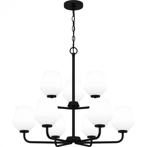 Quoizel Nielson Chandelier in Matte black Finish Model: NIE5028MBK