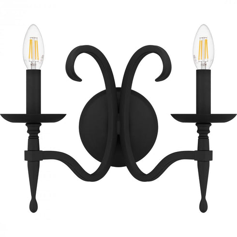 Quoizel Octavia Wall Sconce in Earth Black Finish Model: OCA8714EK