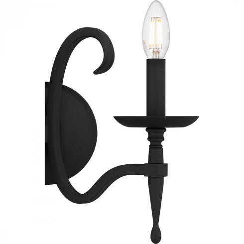 Quoizel Octavia Wall Sconce in Earth Black Finish Model: OCA8714EK