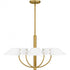 Quoizel Penley 5 Light in Brushed Gold Chandelier Model: PNY5028BRG