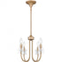 Quoizel Remy 4 Light in Bronze Gold Chandelier Model: REY5016BGD