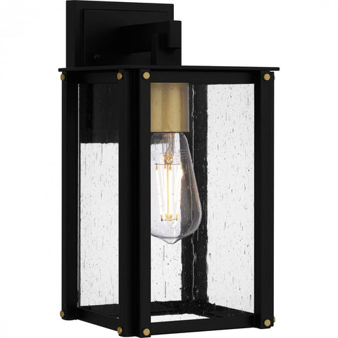 Quoizel Robbins Outdoor Lantern in Matte black Finish Model: ROB8406MBK