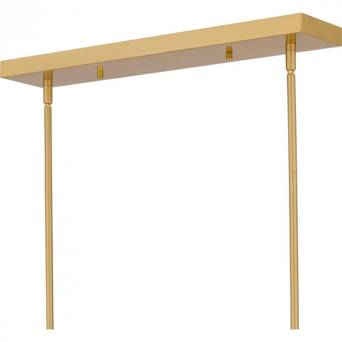 Quoizel Spherical Island Chandelier in Aged Brass Finish Model: SRI551AB